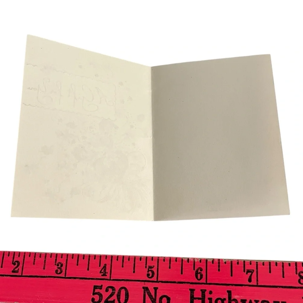 8 Unused Vintage Greeting Card A Gift for You Blank Notes Floral